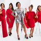 (l-r) Valarie Pettiford, Raven Goodwin, Gabrielle Union, Essence Atkins and Ajiona Alexus in Union’s New York and Company winter collection.